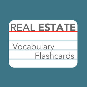Digital Real Estate Flashcards (Great For All 50 States)