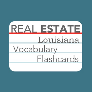 Louisiana Digital Real Estate Flashcards