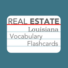 Load image into Gallery viewer, Louisiana Digital Real Estate Flashcards
